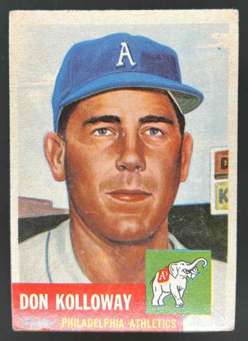 Card image for 1953 TOPPS BASEBALL DON KOLLOWAY #97B