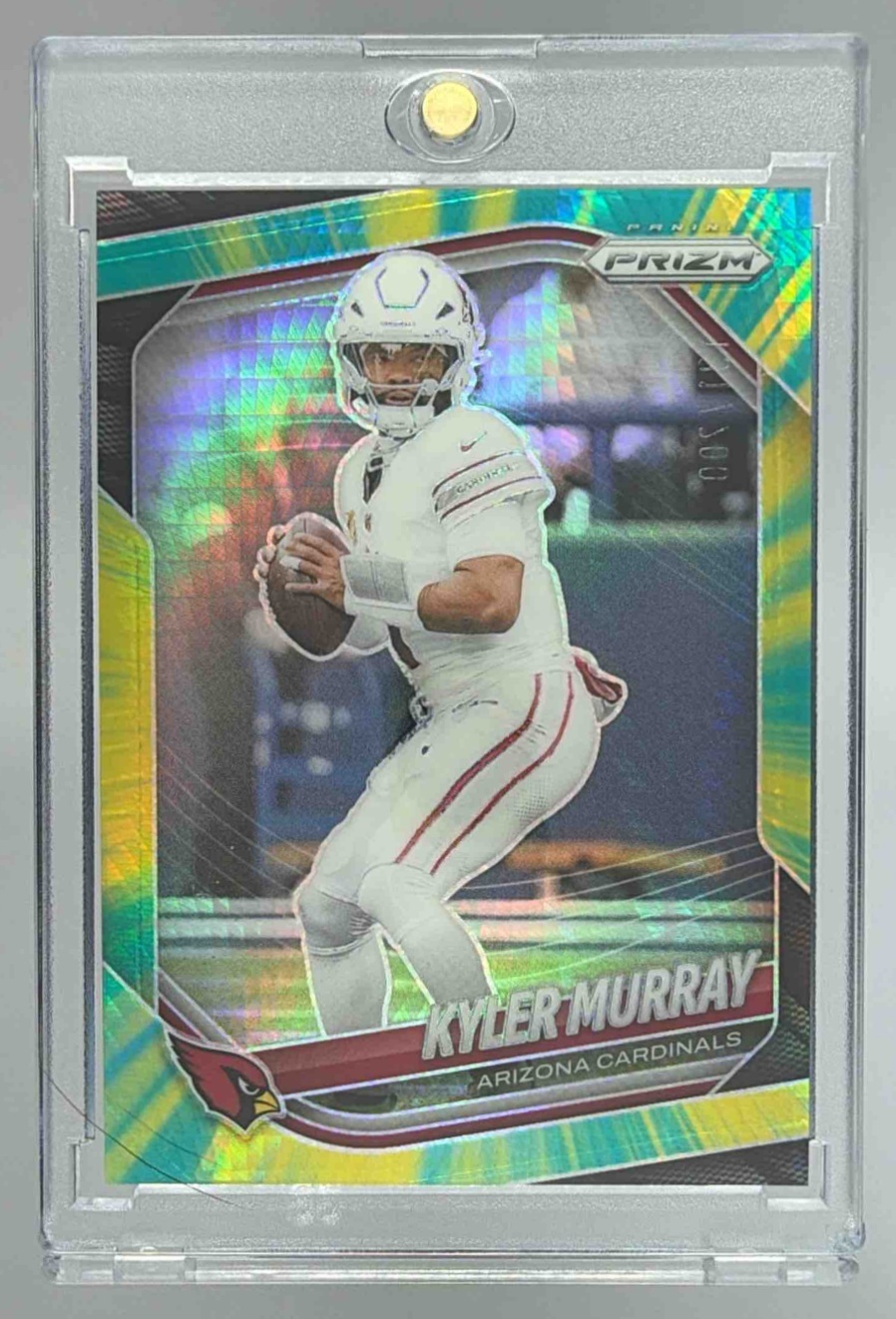 Card image for 2025 Panini Football Prizm Kyler Murray Hyper /200 #87 Arizona Cardinals