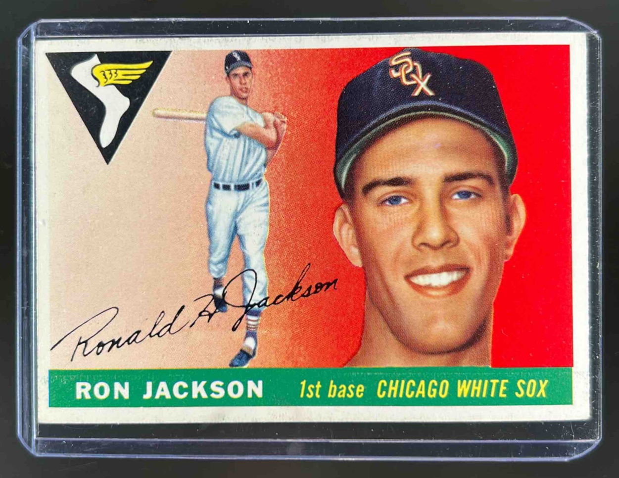 Card image for 1955 TOPPS BASEBALL RON JACKSON #66 RC CHICAGO WHITE SOX