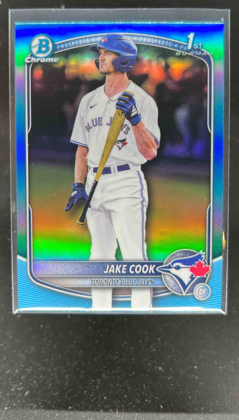Card image for Jake Cook 2025 Bowman Draft Chrome Sky Blue Refractor