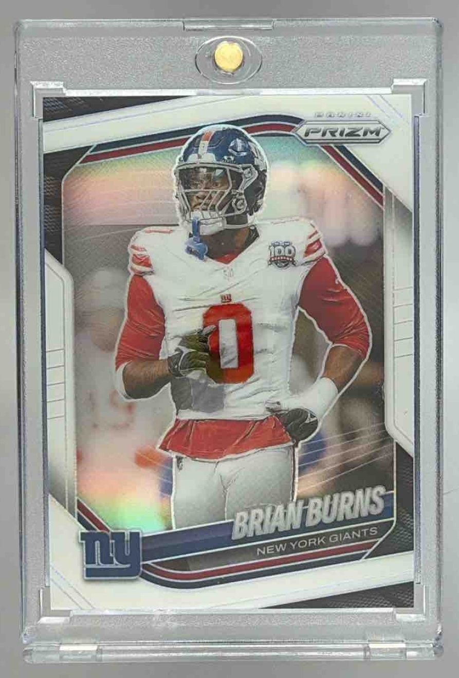 Card image for 2025 Panini Football Prizm Brian Burns #147 New York Giants
