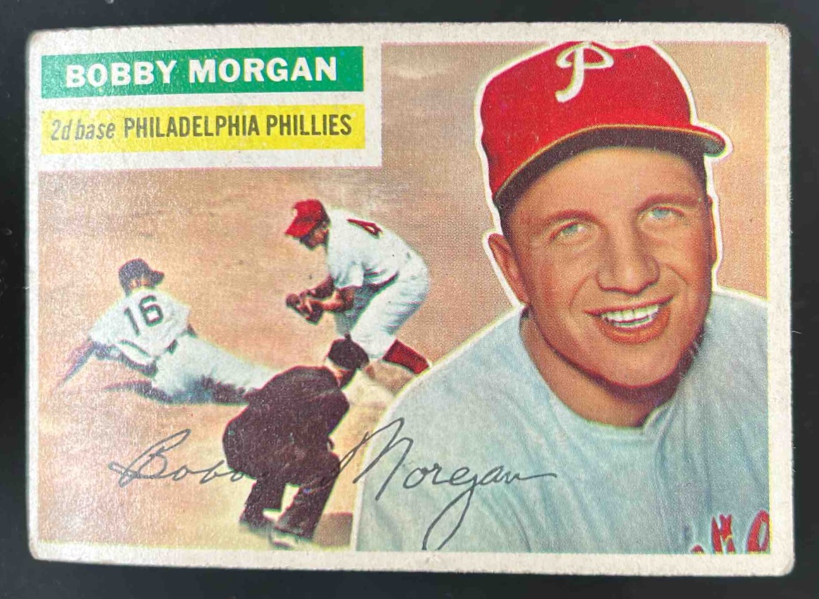 Card image for 1956 TOPPS BASEBALL BOBBY MORGAN #337 PHILADELPHIA PHILLIES
