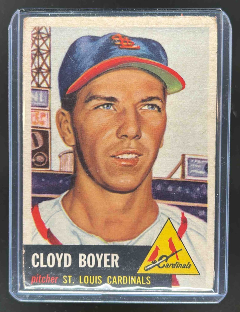 Card image for 1953 TOPPS BASEBALL CLOYD BOYER #60 ST. LOUIS CARDINALS