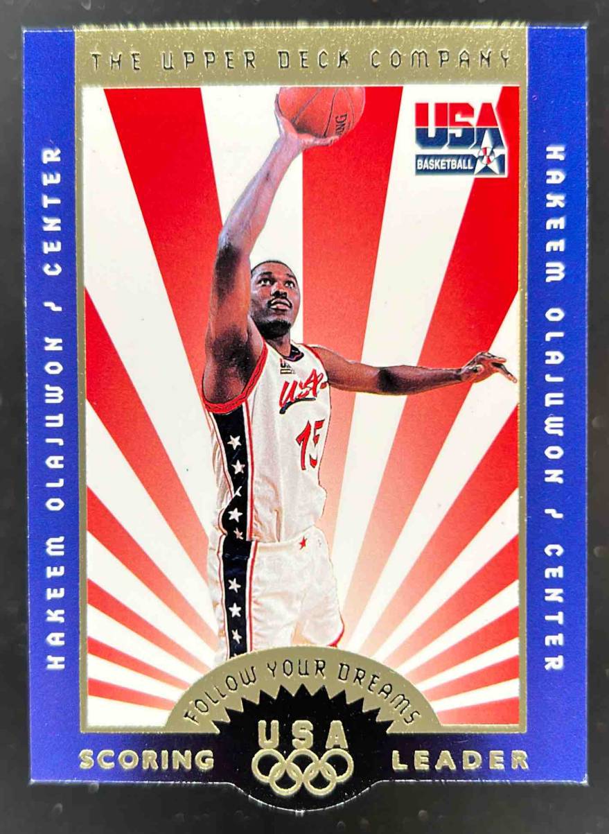 Card image for 1996-97 UPPER DECK USA HAKEEM OLAJUWON FOLLOW YOUR DREAMS #F6