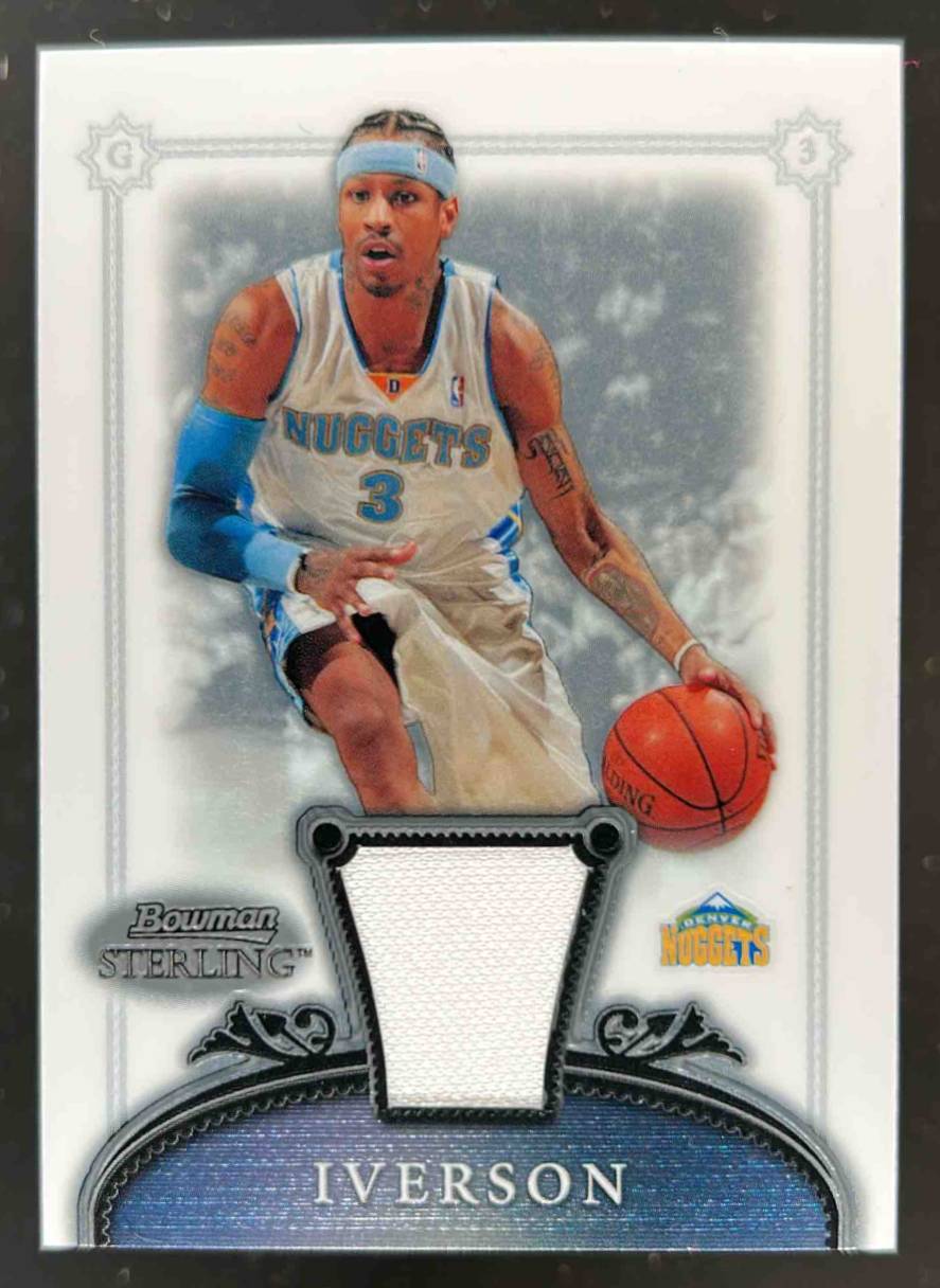 Card image for 2006-07 BOWMAN STERLING ALLEN IVERSON #13 MEM DENVER NUGGETS