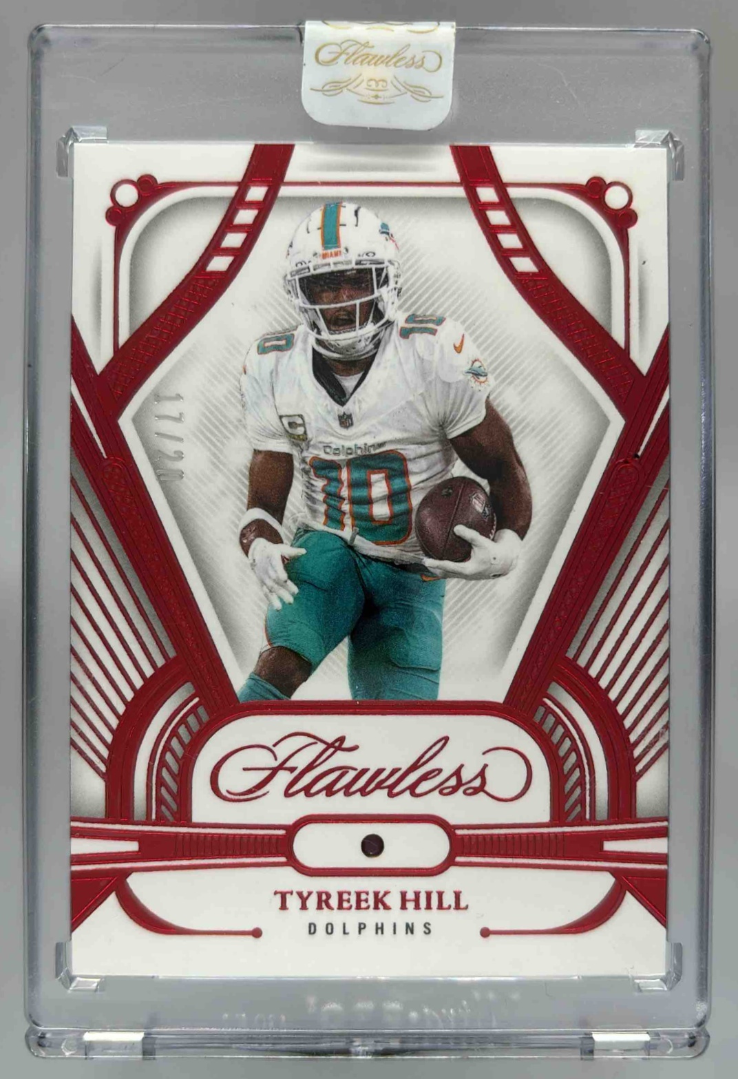 Card image for 2023 Panini Football Flawless Tyreek Hill /20 #41 Miami Dolphins