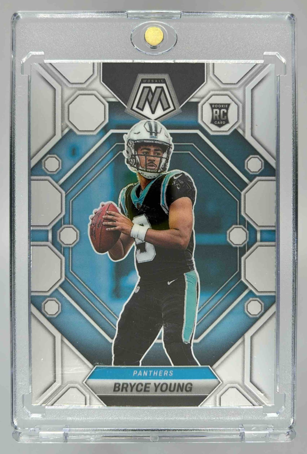 Card image for 2023 Panini Football Mosaic Bryce Young #290 RC Carolina Panthers