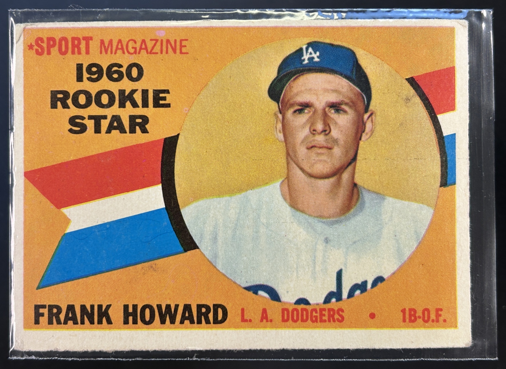 Card image for 1960 TOPPS FRANK HOWARD #132 RC ROOKIE LOS ANGELES DODGERS