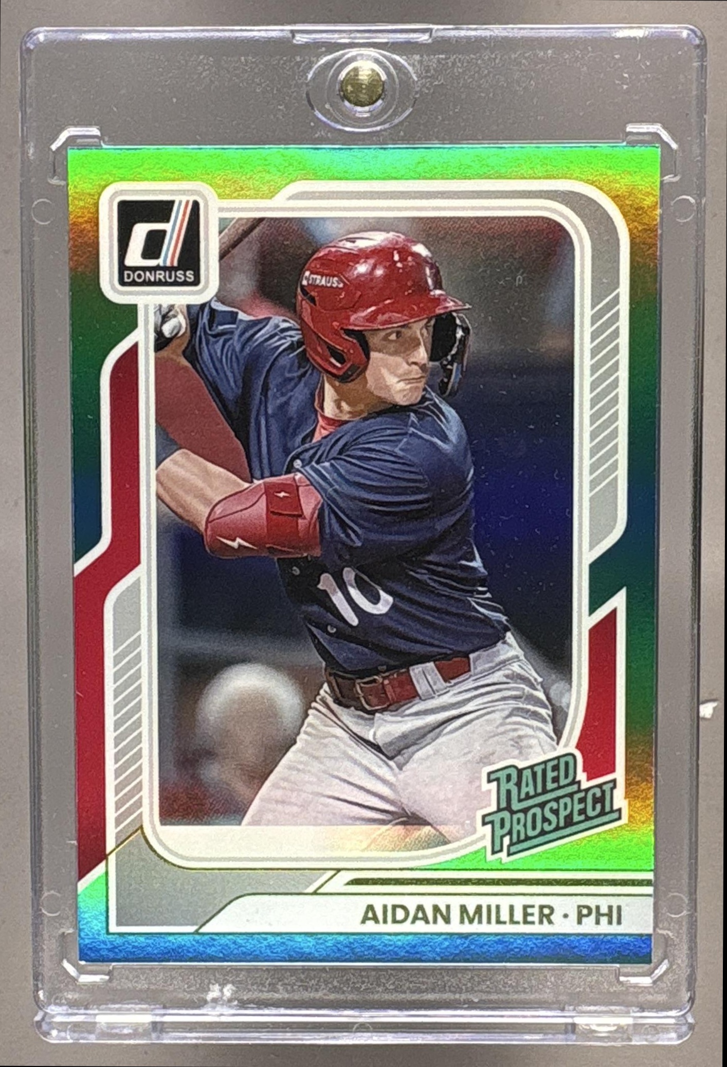2026 PANINI DONRUSS AIDAN MILLER #111 RATED PROSPECTS GREEN /199 PROSPECT