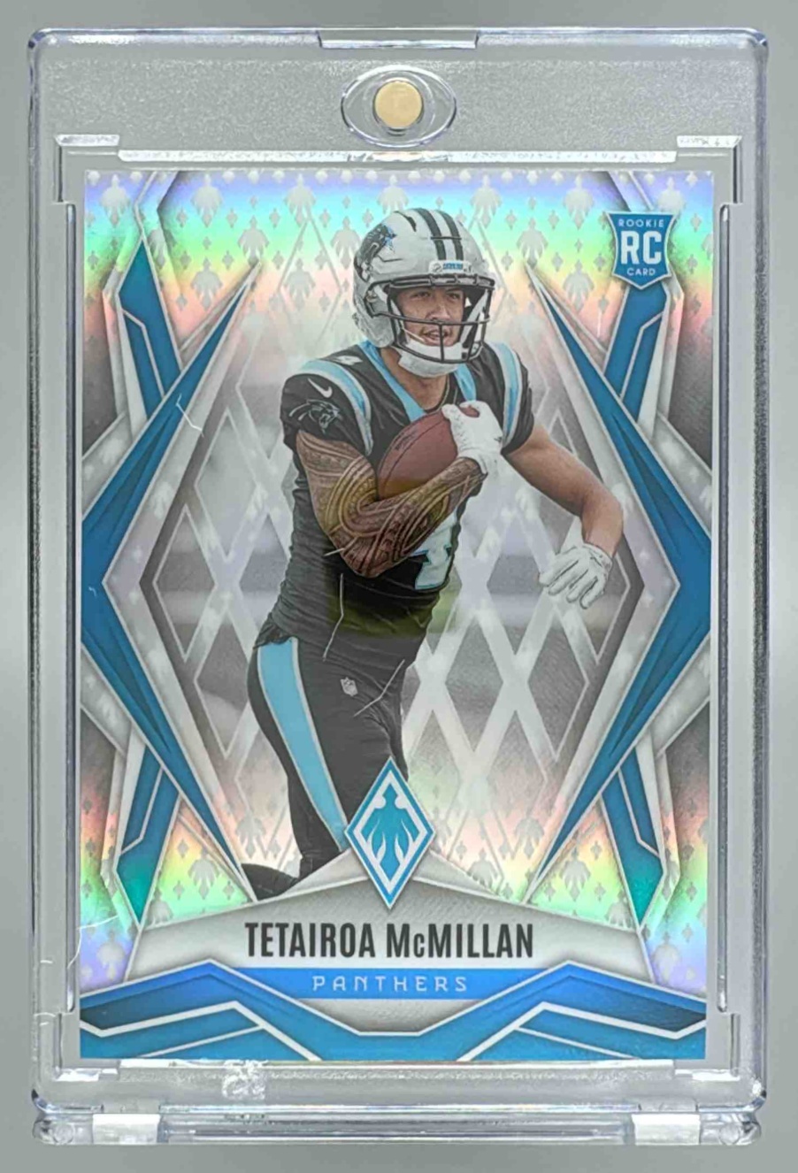 Card image for 2025 Panini Football Phoenix Tetairoa McMillan #155 RC Carolina Panthers