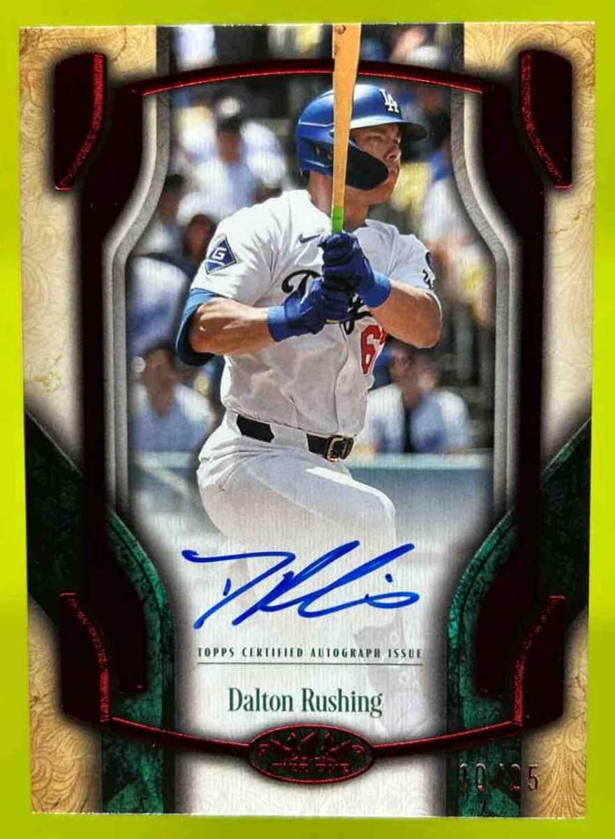 Card image for Dalton Rushing 2026 Topps Tier One Break Out Auto Red Foil /25