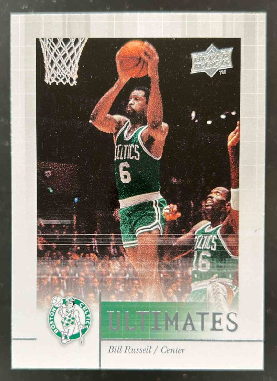 Card image for 2008-09 UPPER DECK BILL RUSSELL ULTIMATES #U-24 BOSTON CELTICS