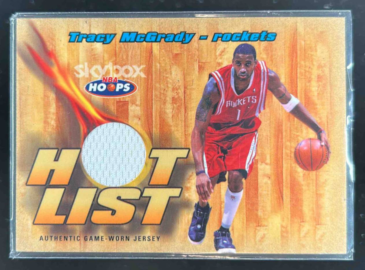 Card image for 2004-05 HOOPS TRACY MCGRADY HOT LIST JERSEYS #HL/TM HOUSTON ROCKETS