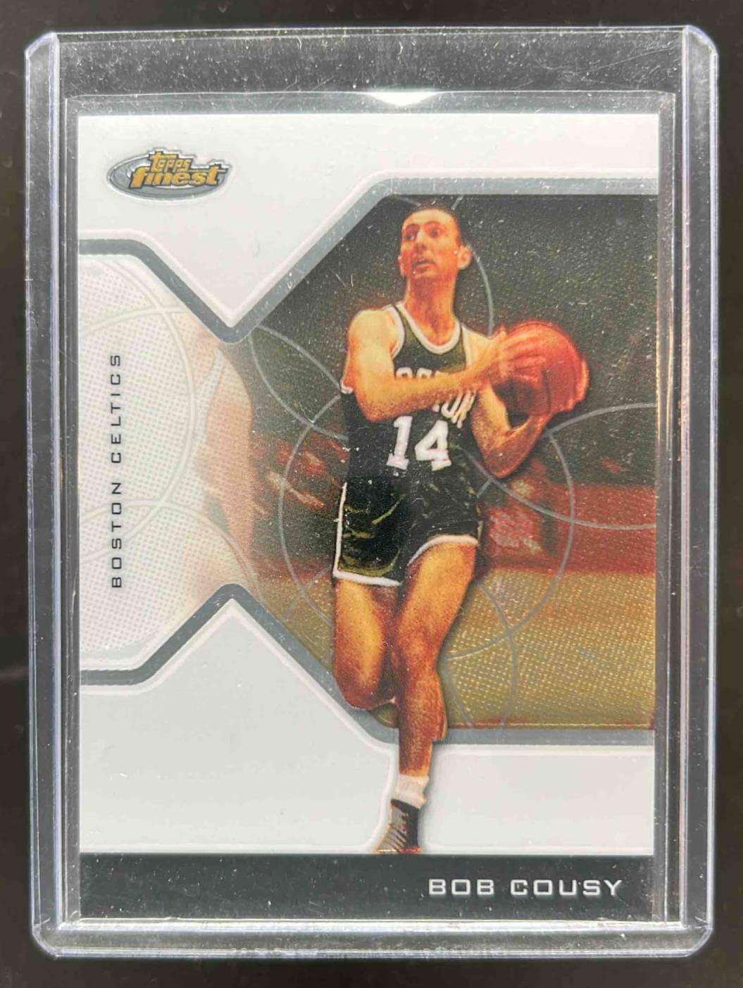 Card image for 2004-05 TOPPS FINEST BOB COUSY /400 #138 BOSTON CELTICS