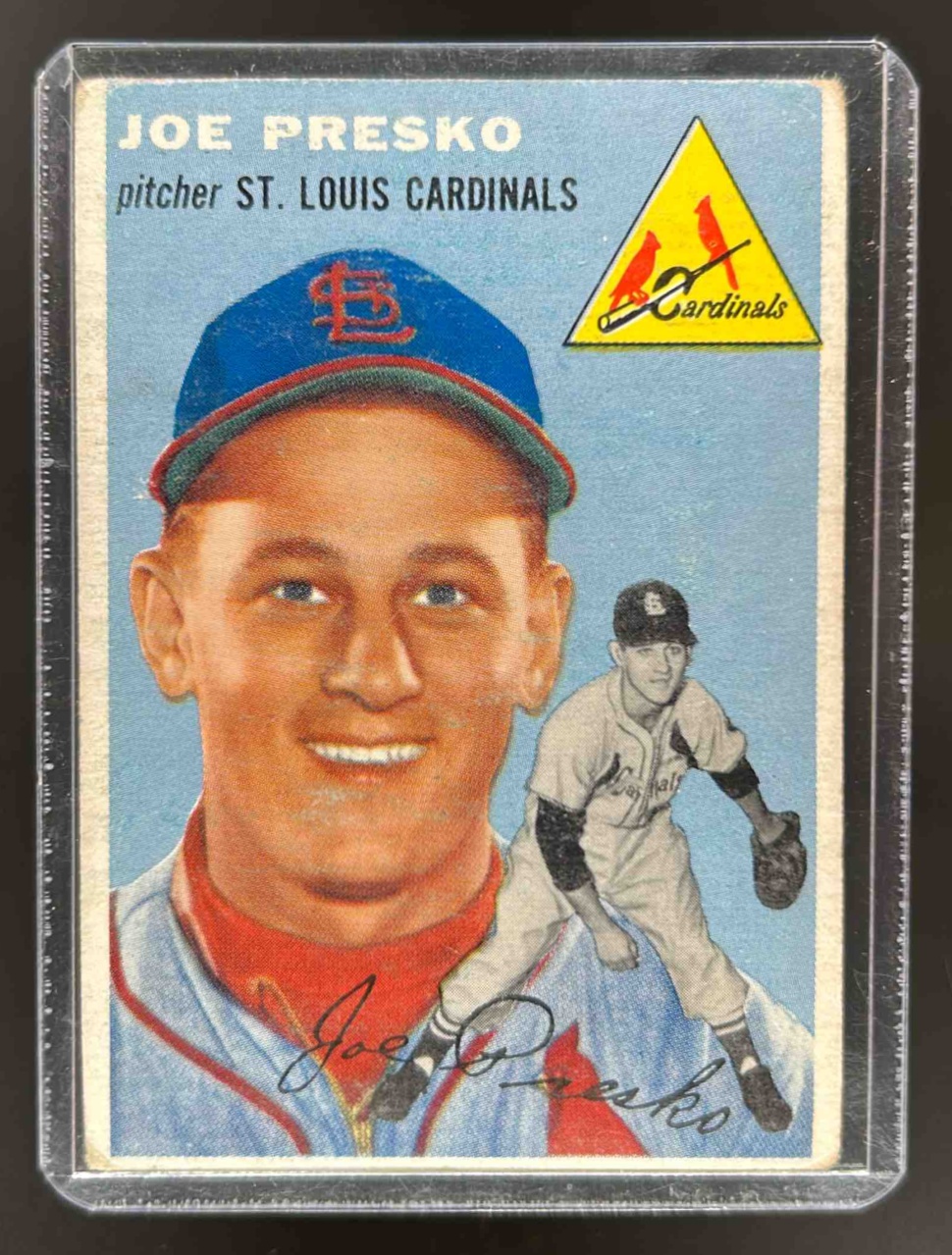 Card image for 1954 TOPPS JOE PRESKO #135 ST. LOUIS CARDINALS