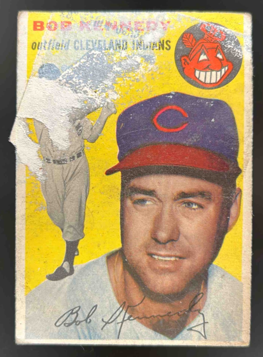 Card image for 1954 TOPPS BASEBALL BOB KENNEDY #155