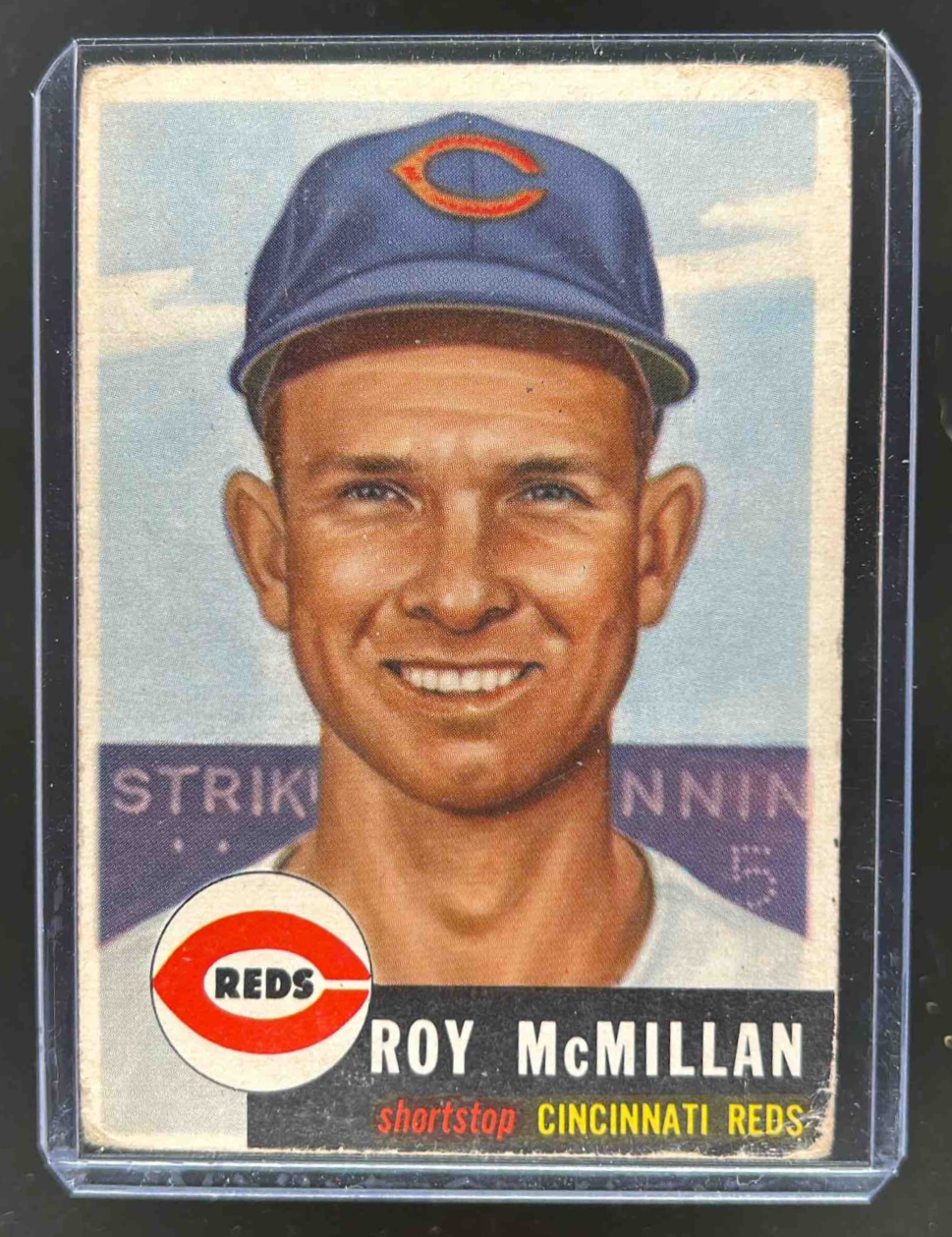 Card image for 1953 TOPPS BASEBALL ROY MCMILLAN #259 CINCINNATI REDS