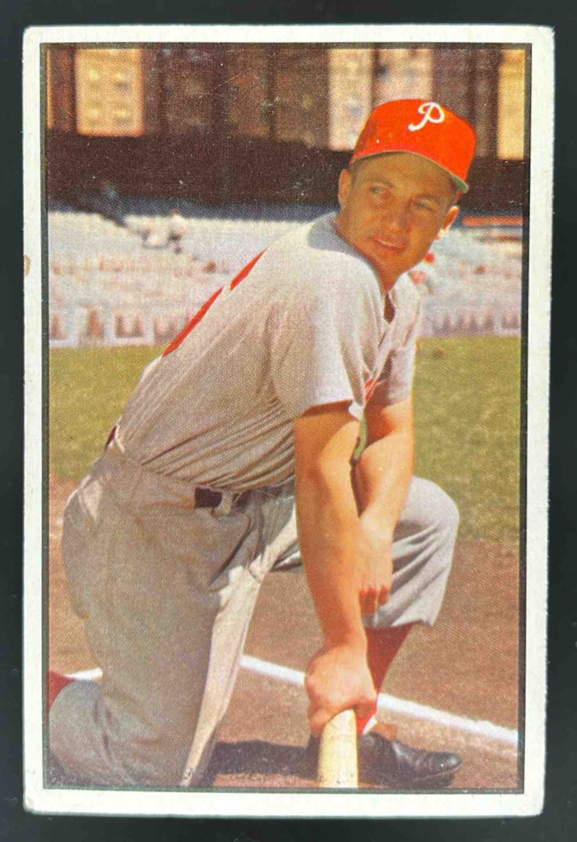Card image for 1953 BOWMAN BASEBALL COLOR MEL CLARK #67 RC PHILADELPHIA PHILLIES
