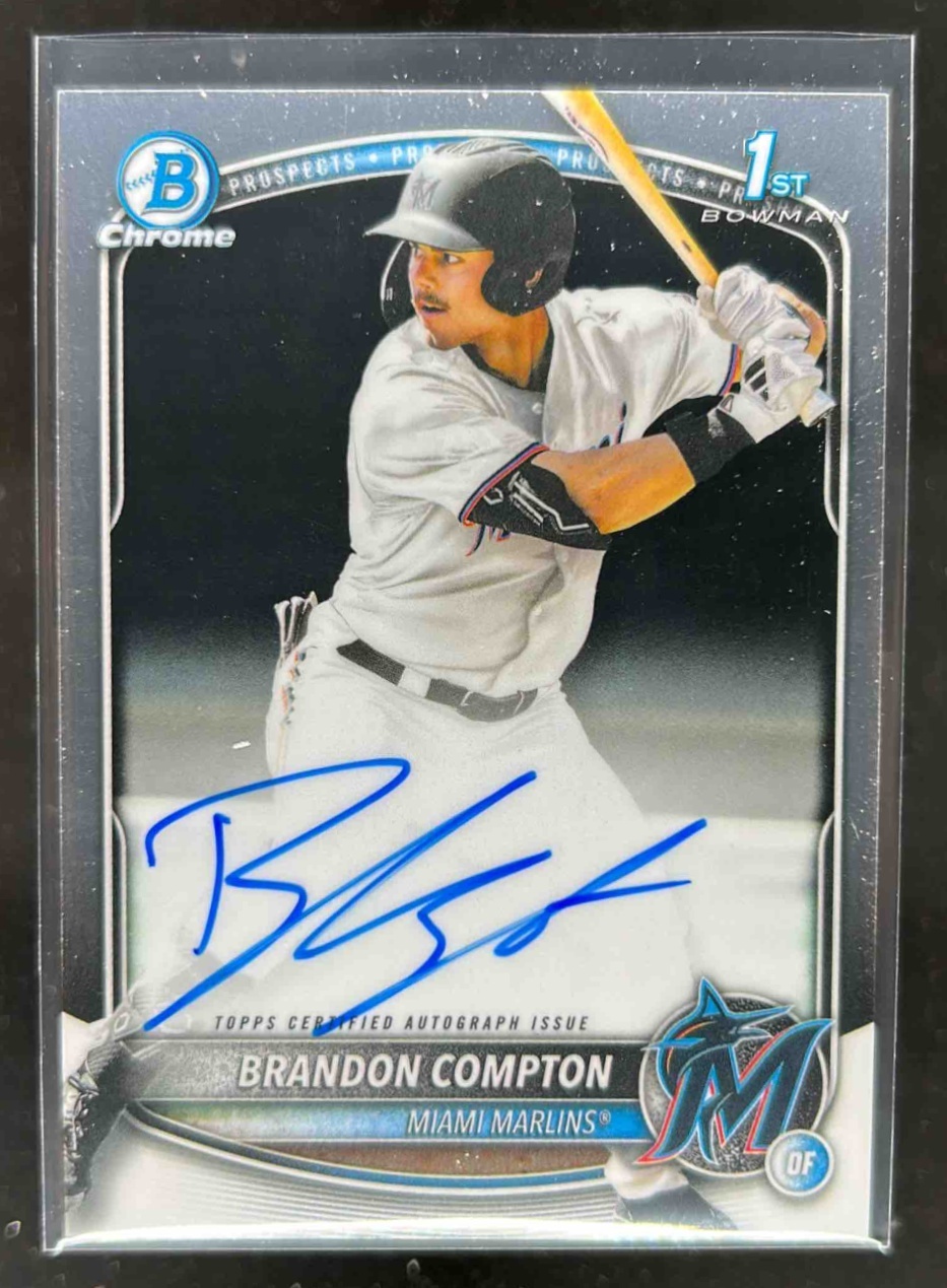 Card image for Brandon Compton 2025 Bowman Draft Chrome Prospect Auto