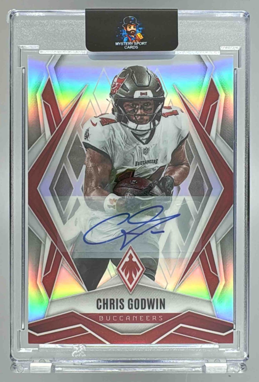Card image for 2025 Panini Football Phoenix Chris Godwin Auto /199 #61 Tampa Bay Buccaneers