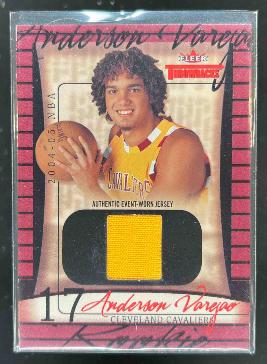 Card image for 2004-05 FLEER THROWBACKS ANDERSON VAREJAO /499 #97 MEM RC CLEVELAND CAVALIERS