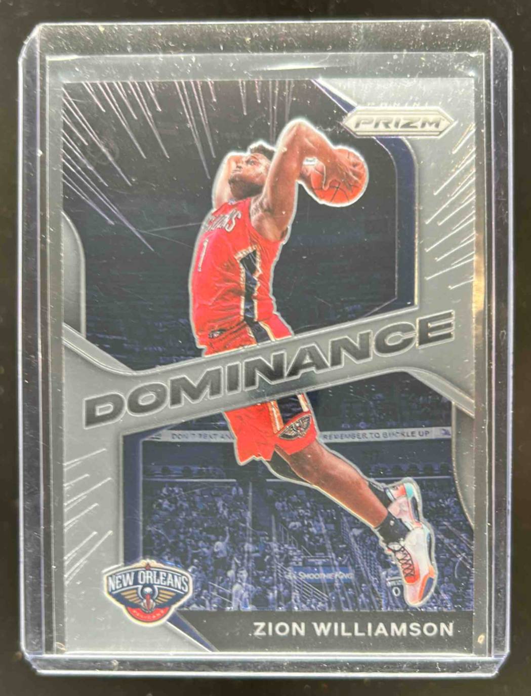 Card image for 2020-21 PANINI PRIZM ZION WILLIAMSON DOMINANCE #15 NEW ORLEANS PELICANS