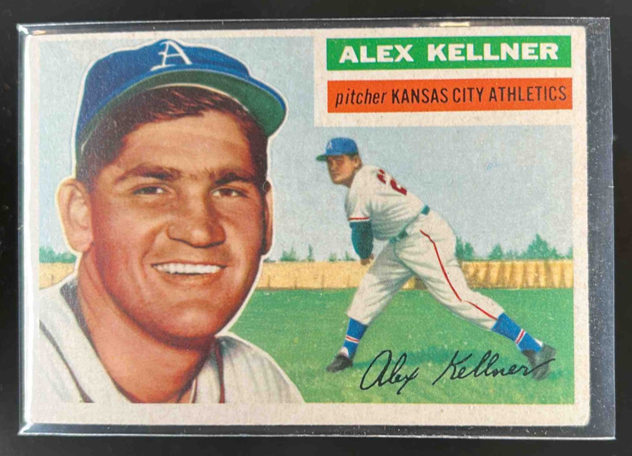 Card image for 1956 TOPPS BASEBALL ALEX KELLNER #176A