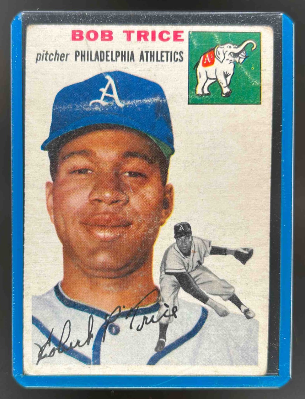 Card image for 1954 TOPPS BASEBALL BOB TRICE #148 RC