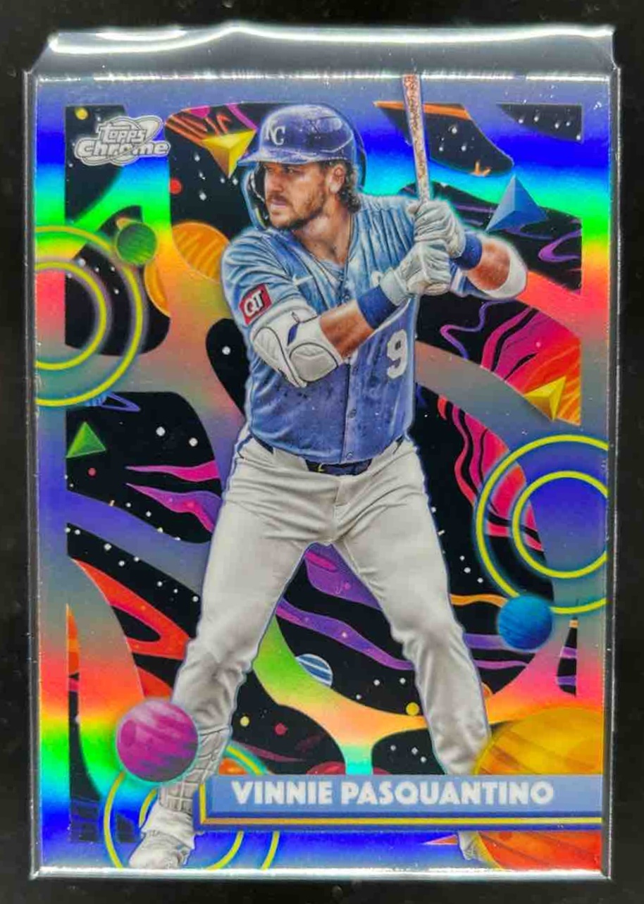 Card image for Vinnie Pasquantino 2025 Topps Cosmic Chrome Refractor