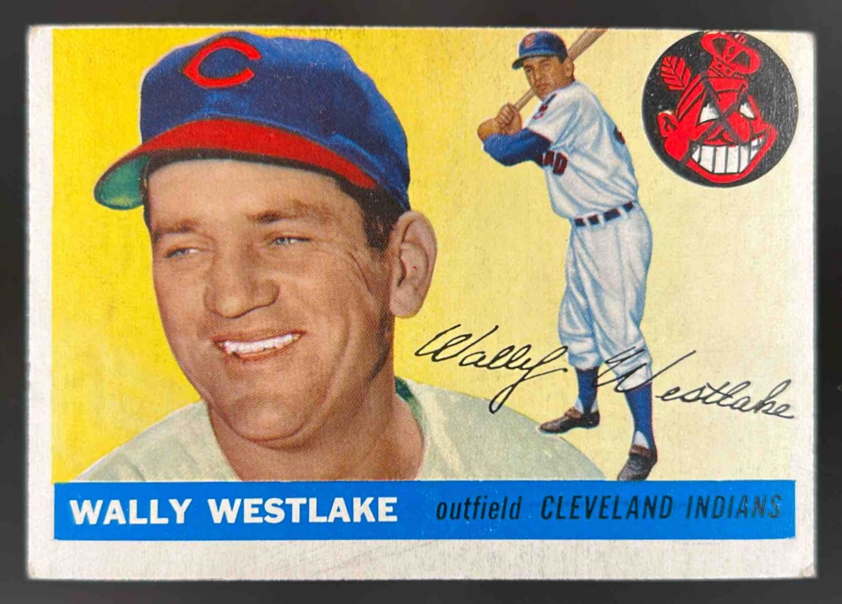 Card image for 1955 TOPPS BASEBALL WALLY WESTLAKE #102