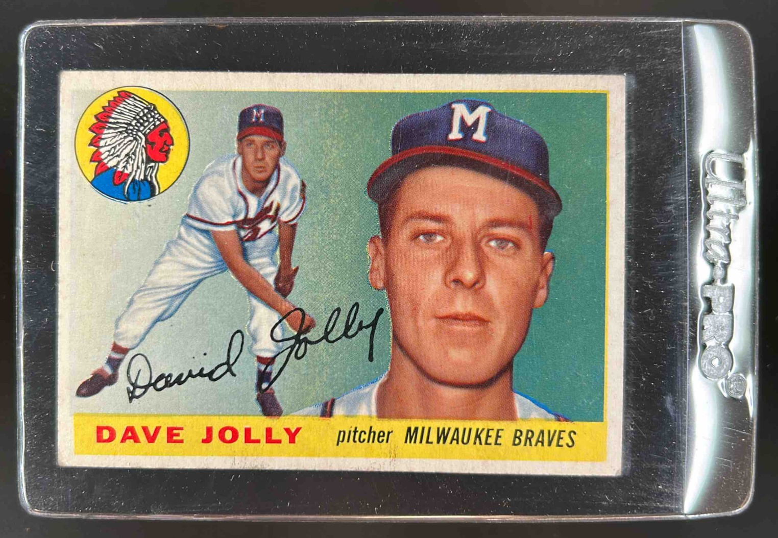 Card image for 1955 TOPPS DAVE JOLLY #35