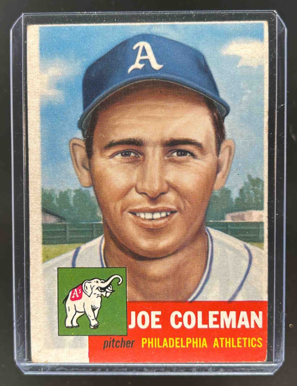 Card image for 1953 TOPPS BASEBALL JOE COLEMAN #279