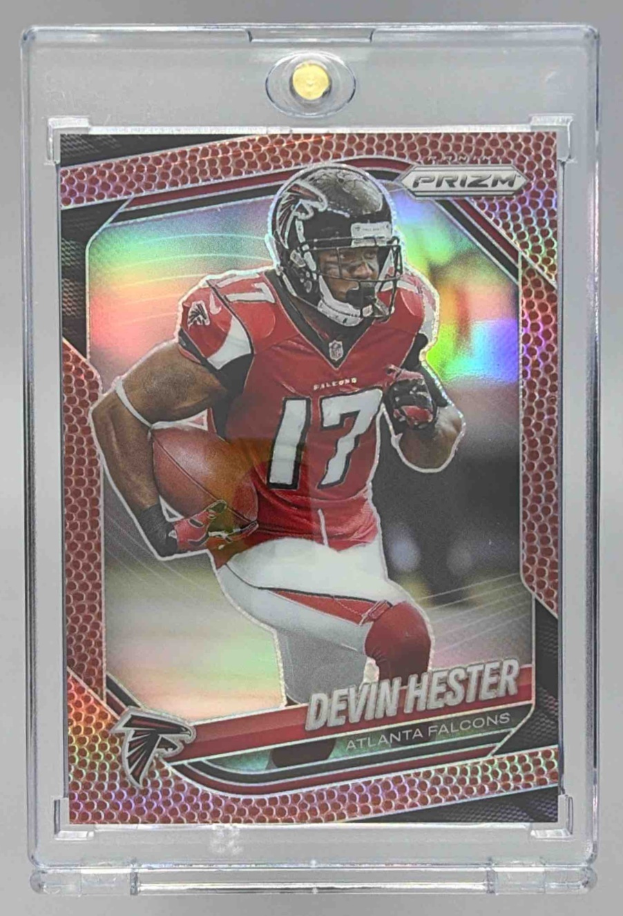 Card image for 2025 Panini Football Prizm Devin Hester Pigskin /180 #233 Atlanta Falcons