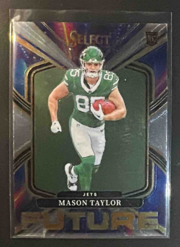 Card image for 2025 Panini Select Mason Taylor #21 Future RC Jets