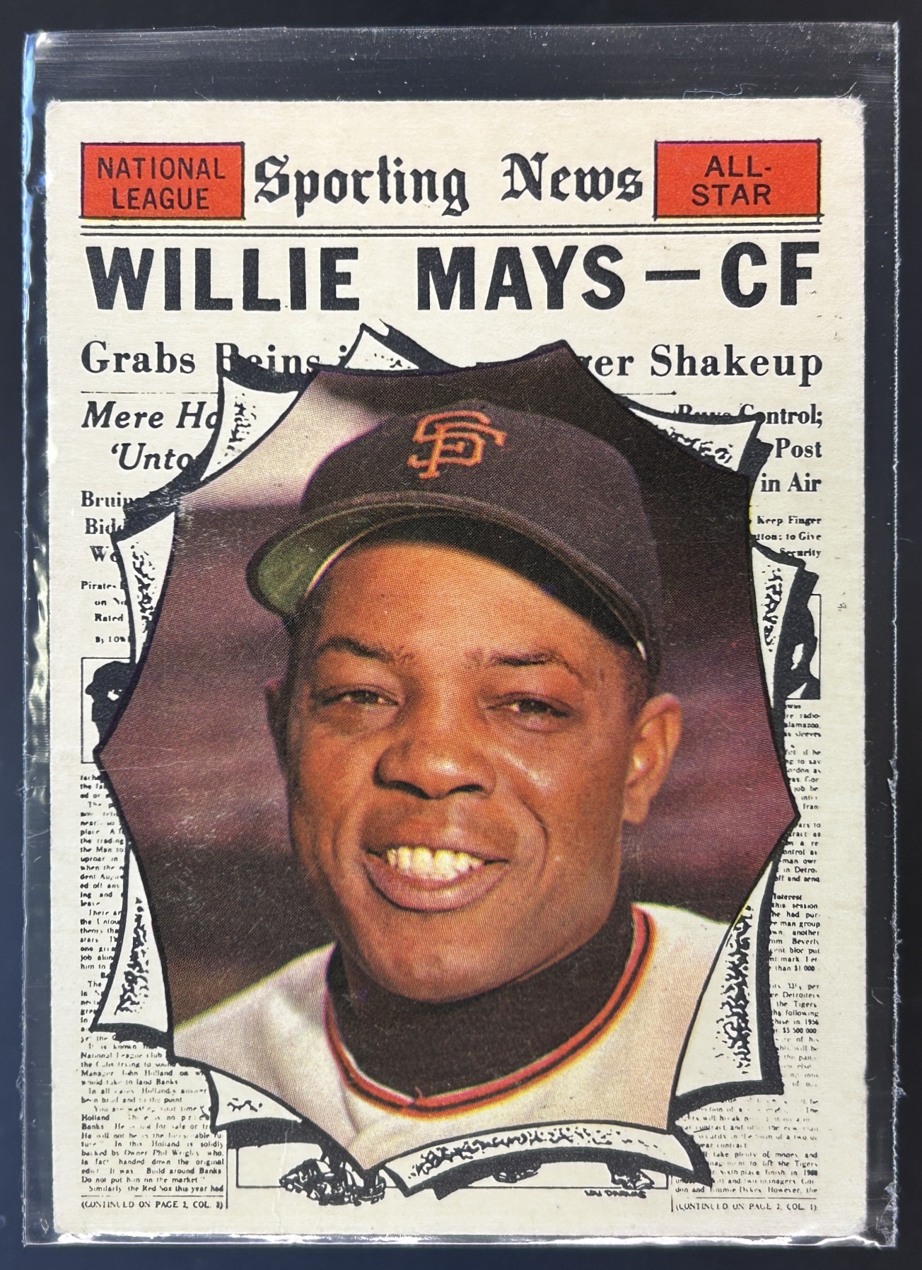 Card image for 1961 TOPPS WILLIE MAYS #579 SAN FRANCISCO GIANTS HIGH # ALL STAR
