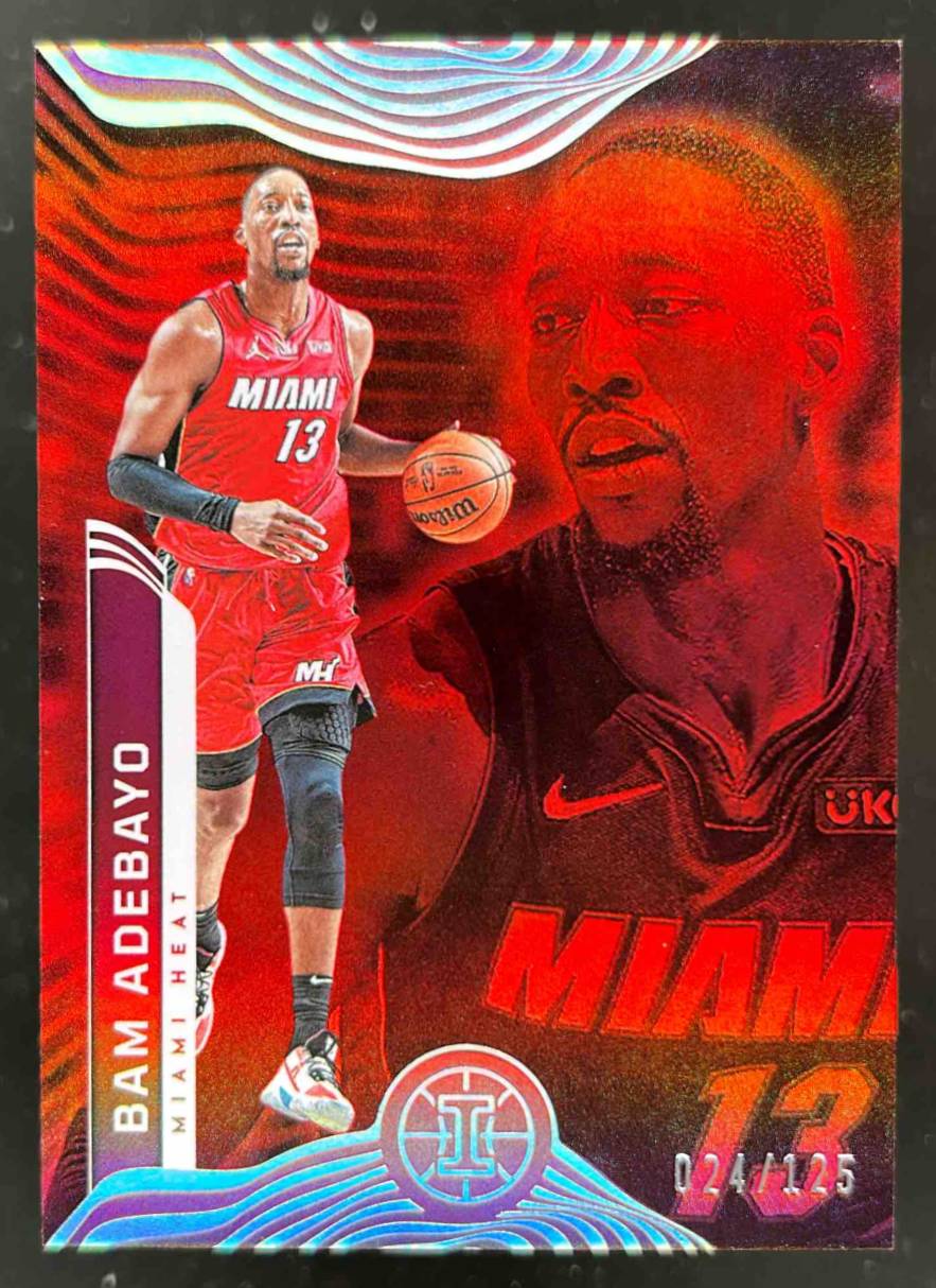 Card image for 2021-22 PANINI ILLUSIONS BAM ADEBAYO RUBY /125 #62 MIAMI HEAT