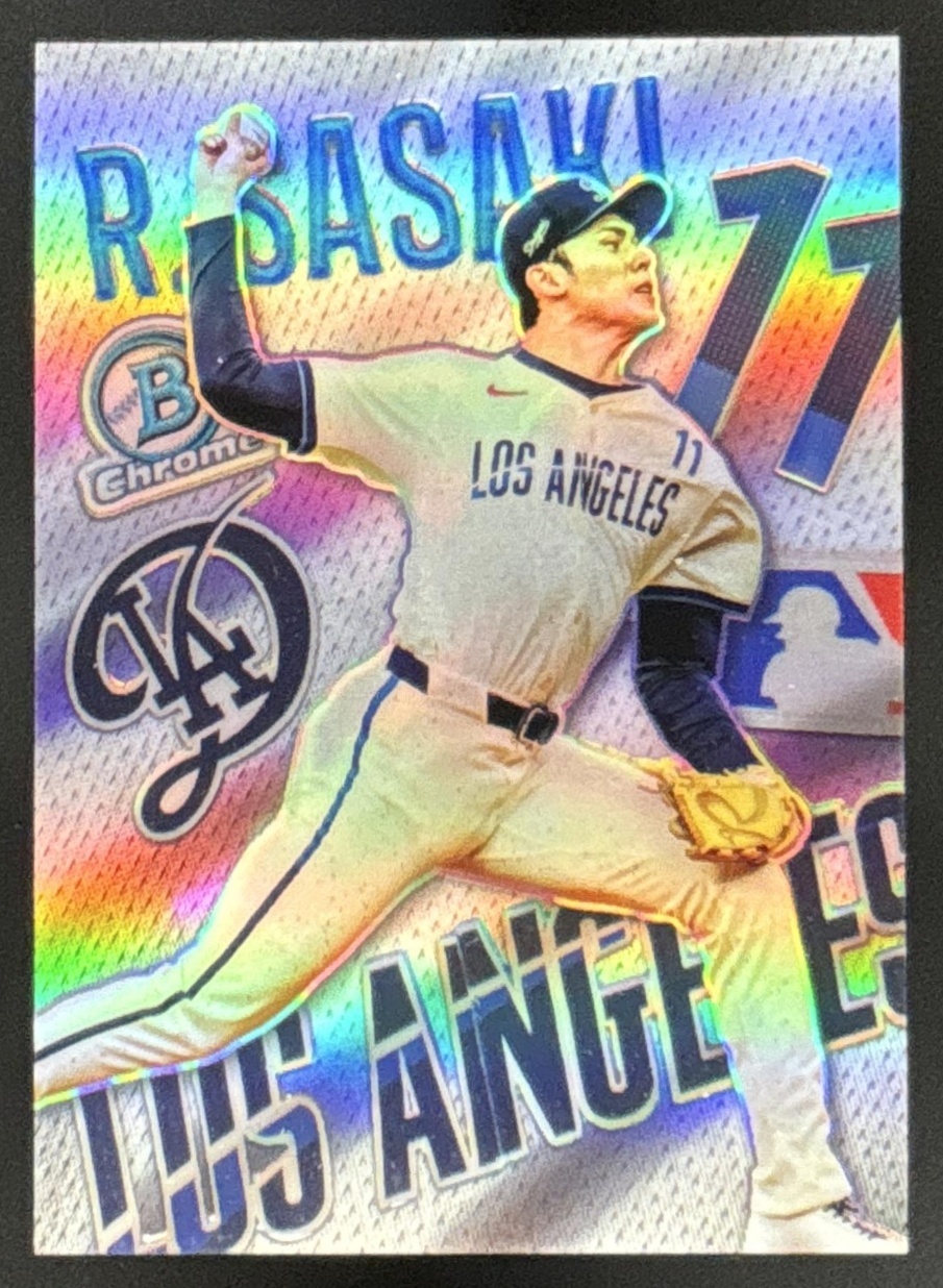 Card image for Roki Sasaki 2026 Bowman Patchwork Los Angeles Dodgers