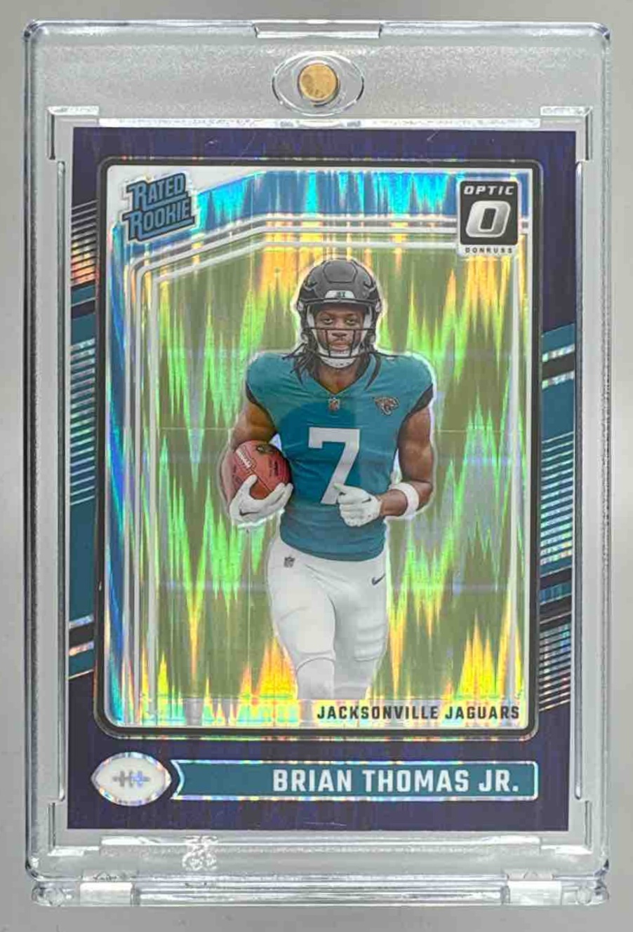 Card image for 2024 Panini Donruss Optic Brian Thomas Jr. #214 Rated Rookie Jaguars