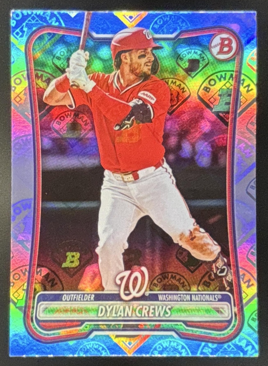 Card image for Dylan Crews 2026 Bowman Logo Pattern Washington Nationals