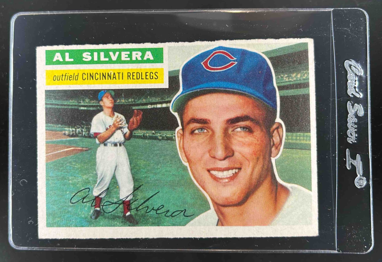 Card image for 1956 TOPPS AL SILVERA #137B RC ROOKIE