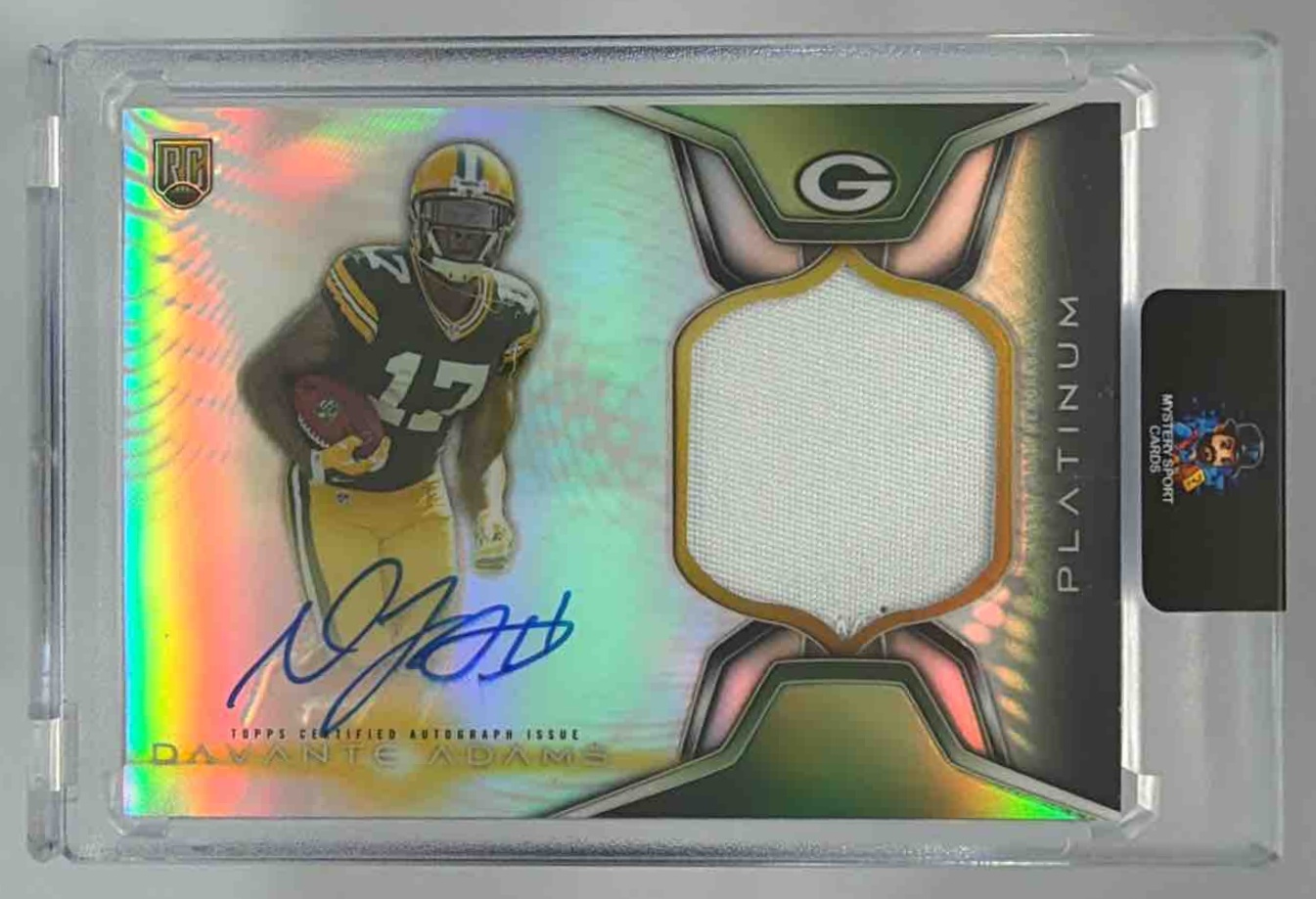 Card image for 2015 Topps Football Davante Adams Signatures #TA-DA Auto Green Bay Packers