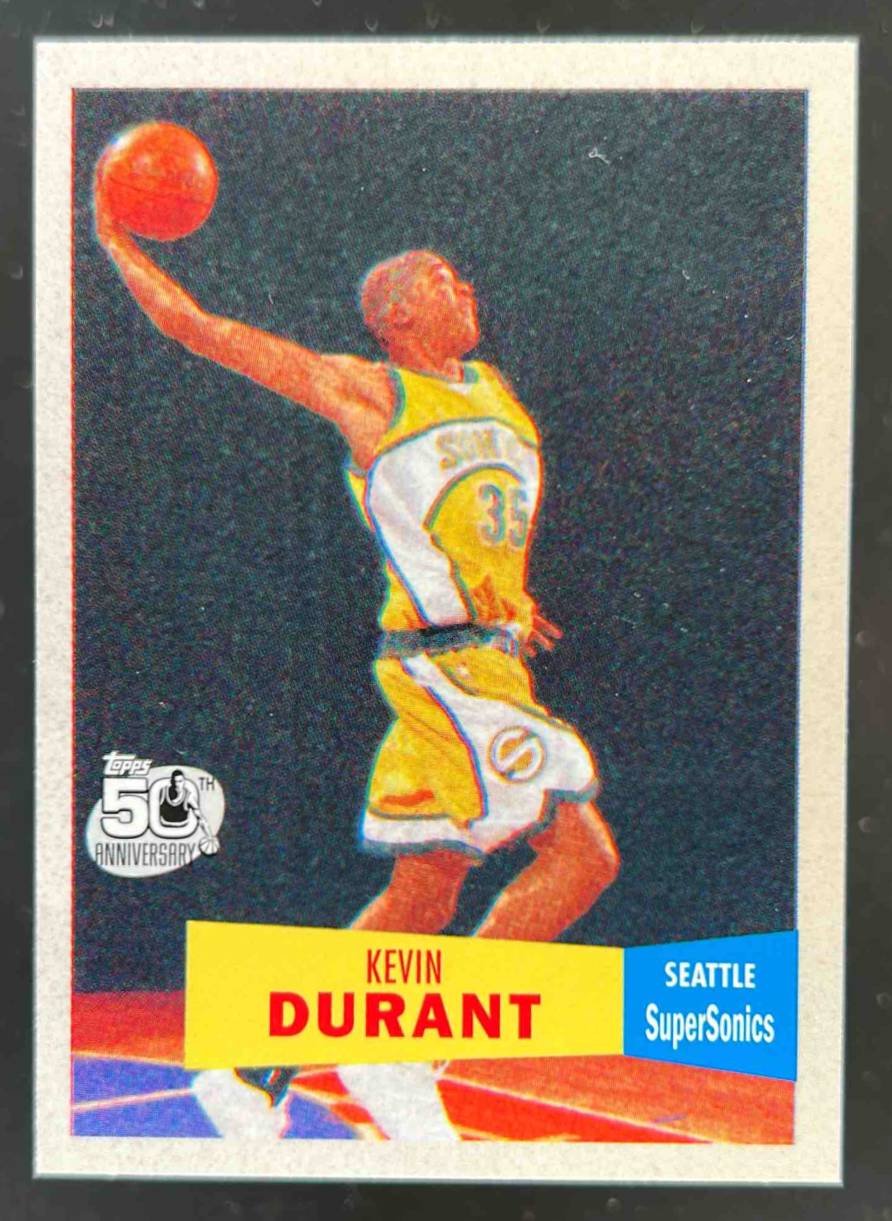 Card image for 2007-08 TOPPS KEVIN DURANT #112 RC ROOKIE