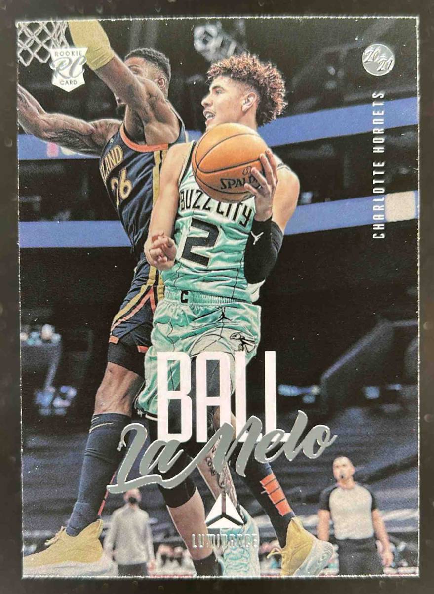 Card image for 2020-21 PANINI CHRONICLES LAMELO BALL #147 RC ROOKIE CHARLOTTE HORNETS
