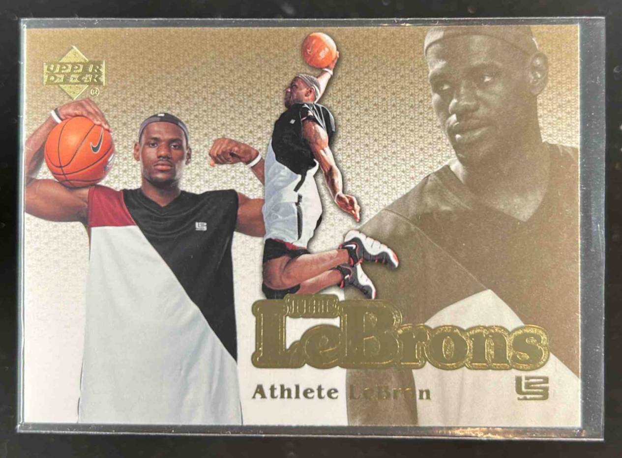 Card image for 2006-07 Upper Deck Reserve LeBron James The LeBrons Gold #LBJ-3