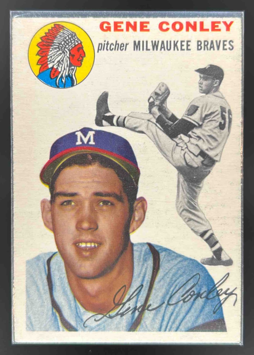 Card image for 1954 TOPPS BASEBALL GENE CONLEY #59