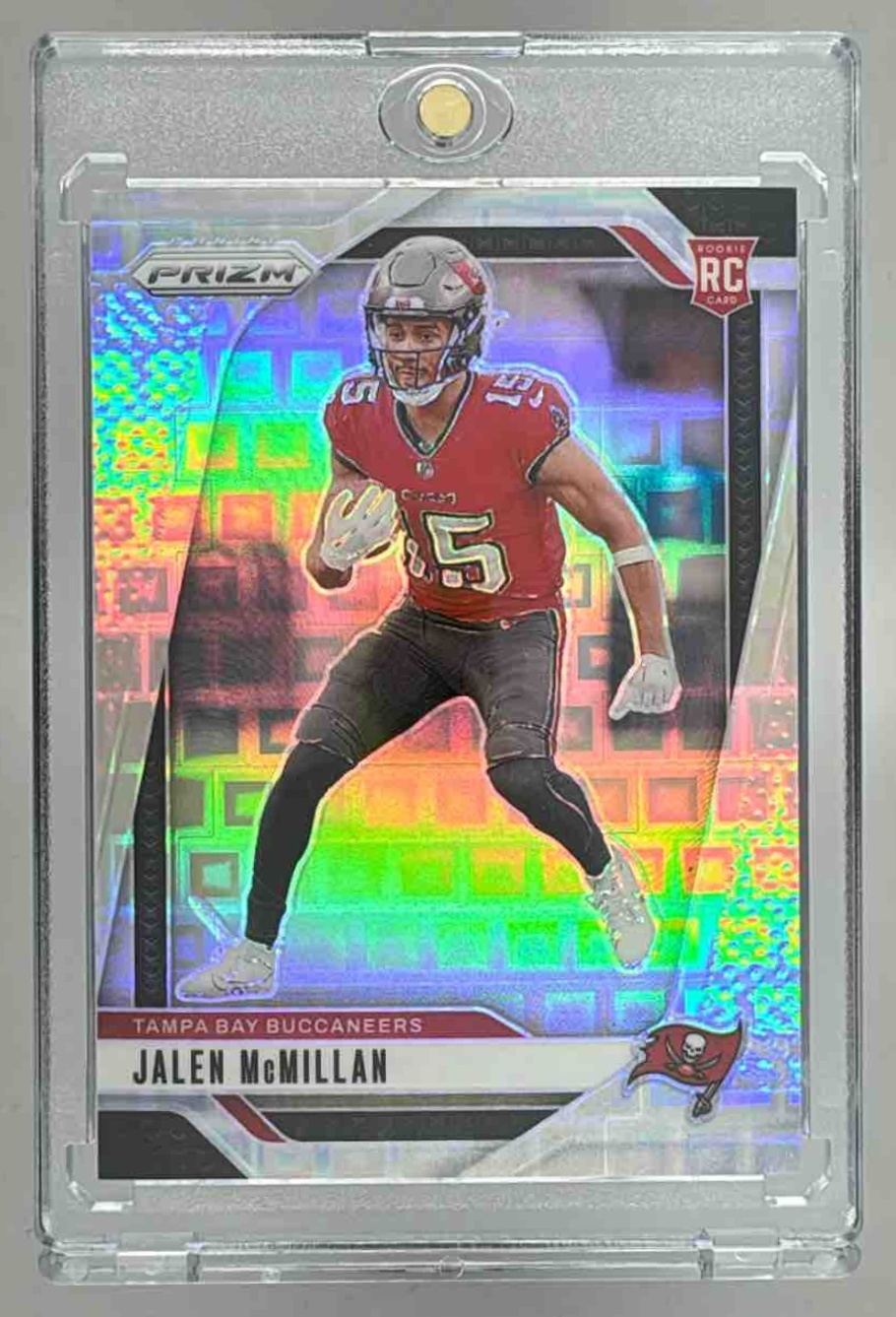Card image for 2024 Panini Prizm Jalen McMillan Pandora /400 #338 RC Buccaneers