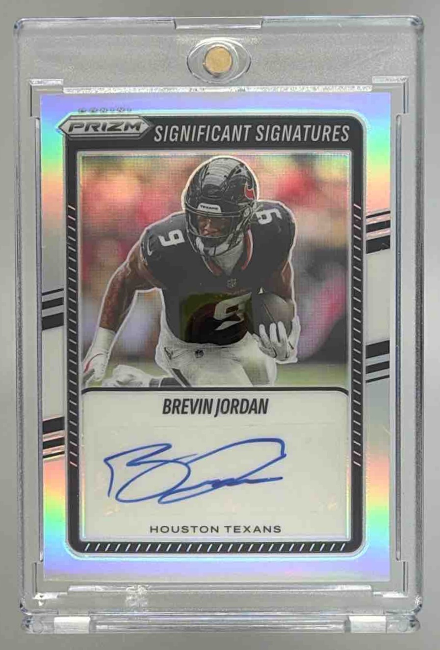Card image for 2025 Panini Prizm Brevin Jordan Significant Signatures #SSI-BJN Auto Texans