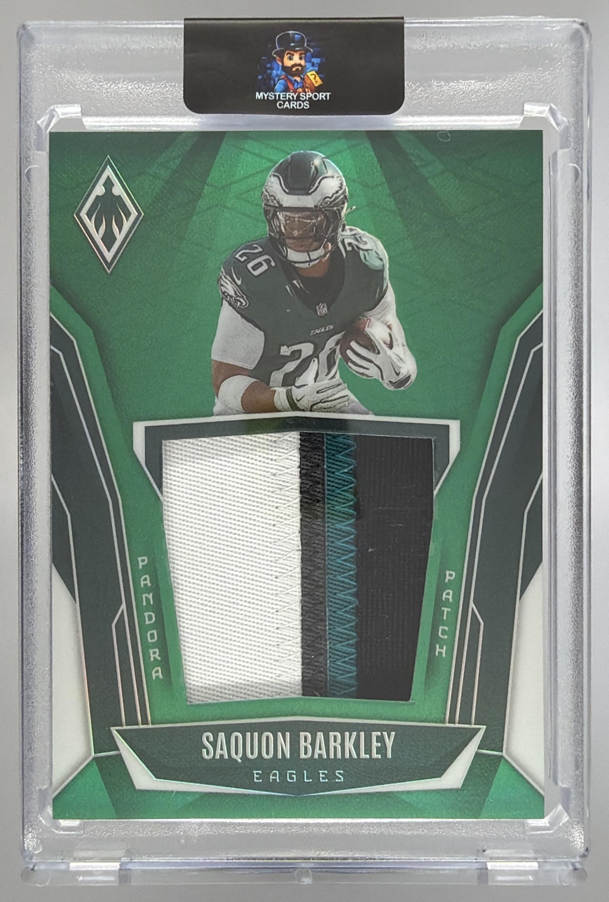 Card image for 2024 Panini Phoenix Saquon Barkley Contours Red /99 #CON-SBY Eagles