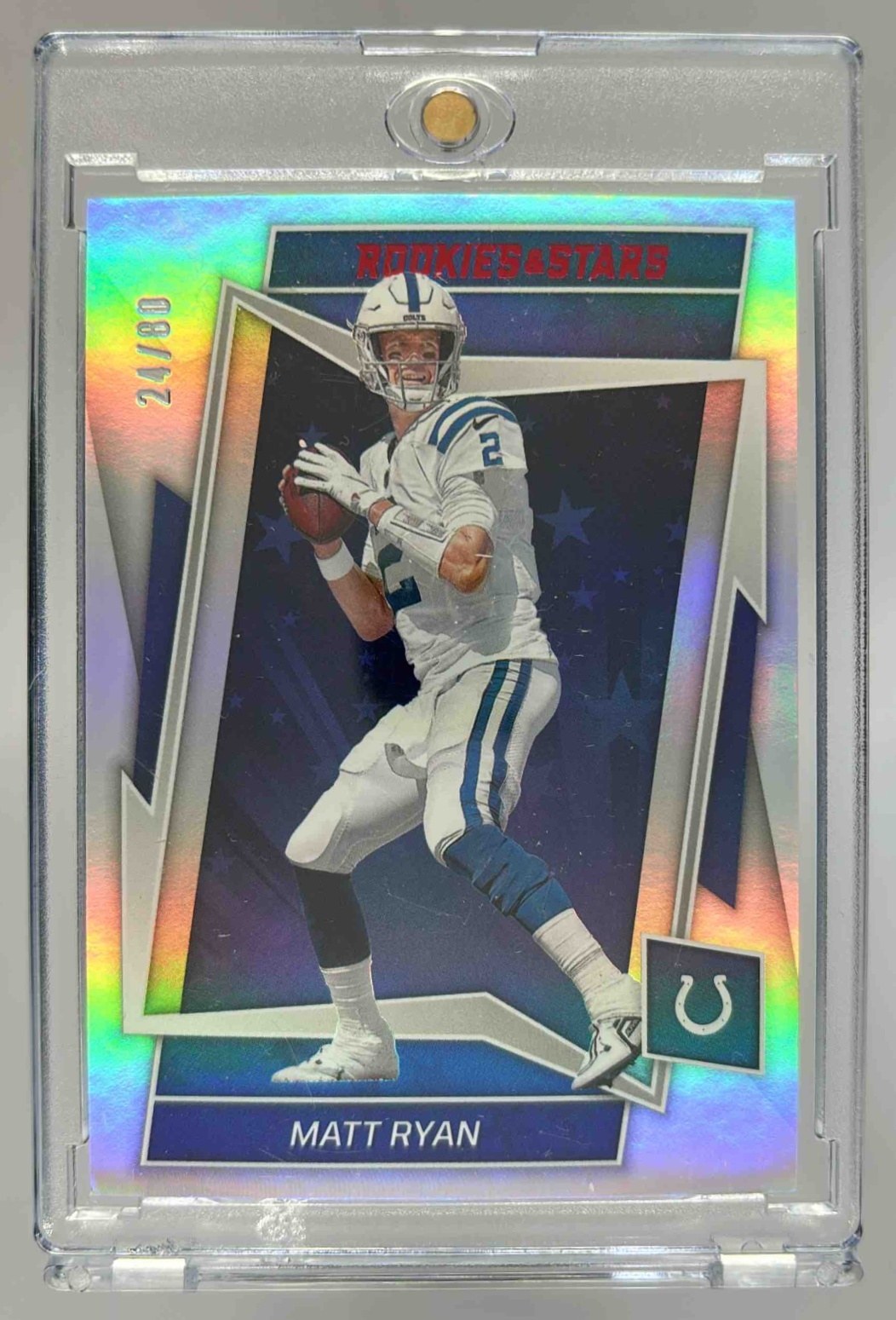 Card image for 2022 Panini Rookies & Stars Matt Ryan Longevity /80 #41 Colts