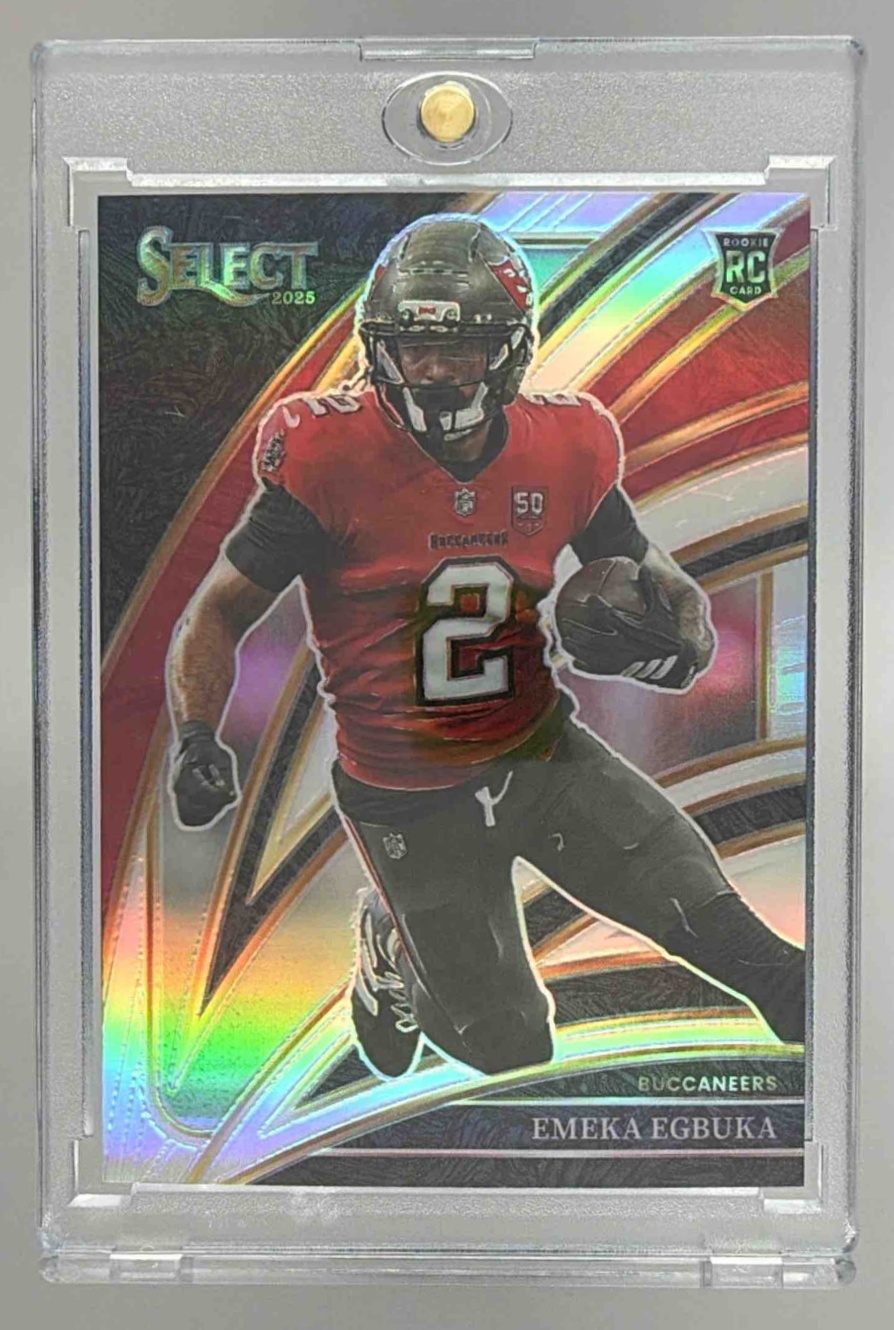 Card image for 2025 Panini Football Select Emeka Egbuka Club Level #237 RC Tampa Bay Buccaneers